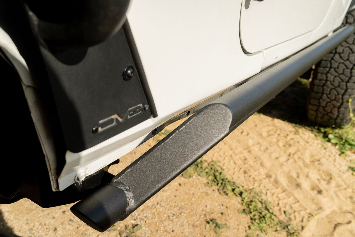 DV8 Offroad - 2007-2018 Jeep Wrangler JK 4-Door Rock Sliders - SRJK-07