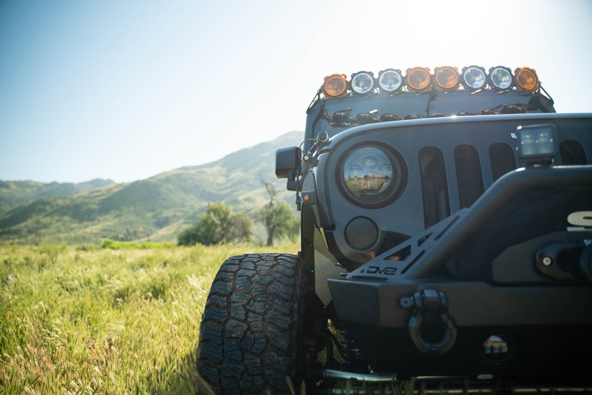 DV8 Offroad - 2007-2018 Jeep Wrangler JK | Fender Flare Deletes - FDJK-08