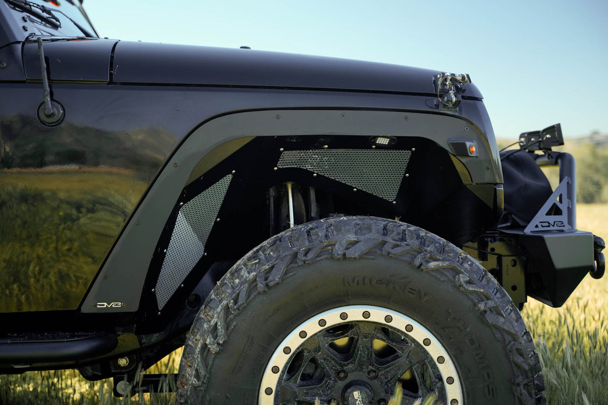 DV8 Offroad - 2007-2018 Jeep Wrangler JK | Fender Flare Deletes - FDJK-08