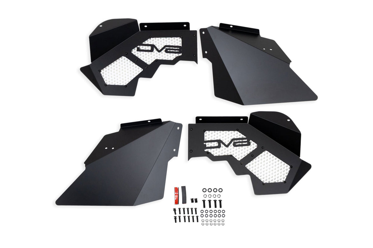 DV8 Offroad - 2007-2018 Jeep Wrangler JK Front Inner Fenders - INFEND-10FB
