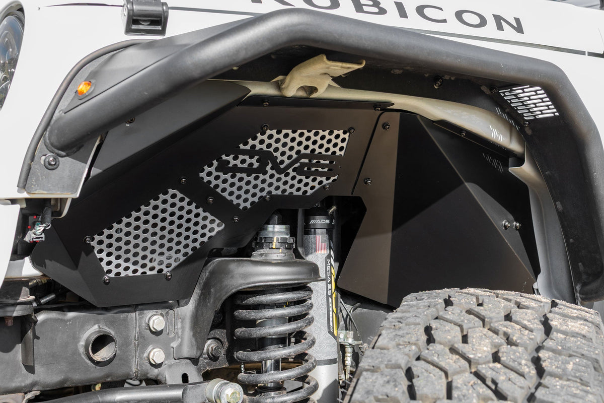 DV8 Offroad - 2007-2018 Jeep Wrangler JK Front Inner Fenders - INFEND-10FB