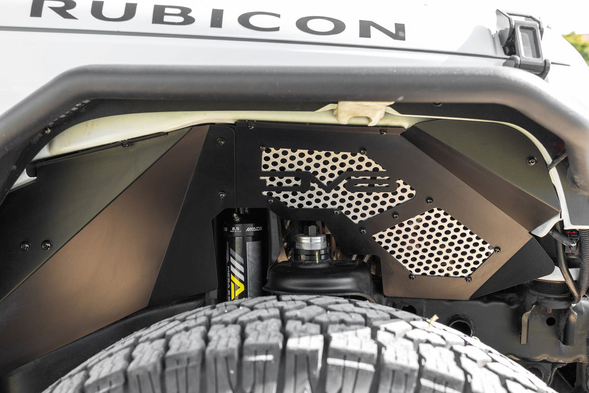 DV8 Offroad - 2007-2018 Jeep Wrangler JK Front Inner Fenders - INFEND-10FB