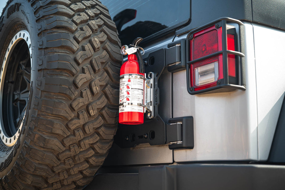 DV8 Offroad - 2007-2018 Jeep Wrangler JK Tailgate Reinforcement Molle Panel - TCJK-04