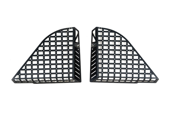 DV8 Offroad - 2018-2026 Jeep Wrangler JL 4-Door Rear Window Pocketed Molle Panels - MPJL-02