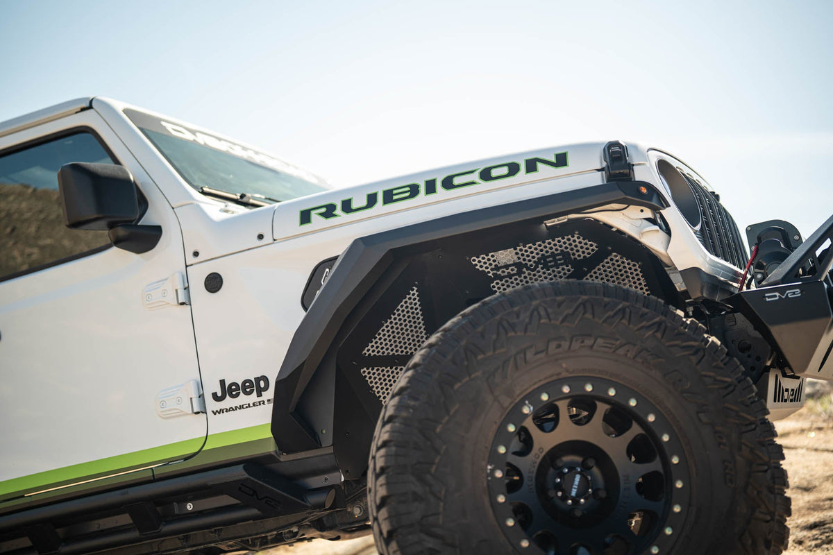 DV8 Offroad - 2018-2026 Jeep Wrangler JL Armor Fender Flares - FDJL-09