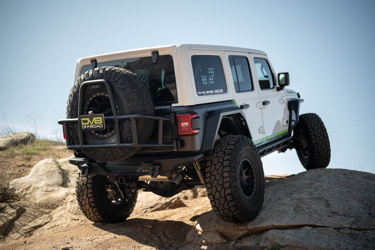 DV8 Offroad - 2018-2026 Jeep Wrangler JL Armor Fender Flares - FDJL-09