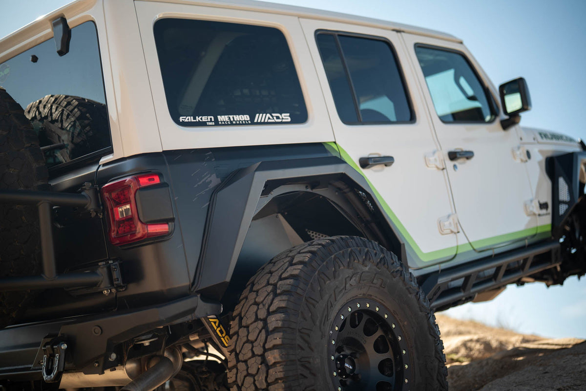 DV8 Offroad - 2018-2026 Jeep Wrangler JL Armor Fender Flares - FDJL-09