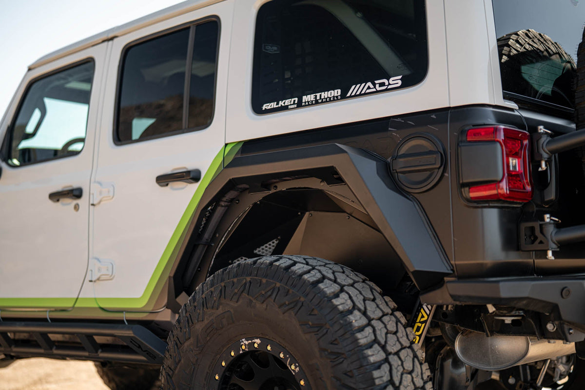 DV8 Offroad - 2018-2026 Jeep Wrangler JL Armor Fender Flares - FDJL-09