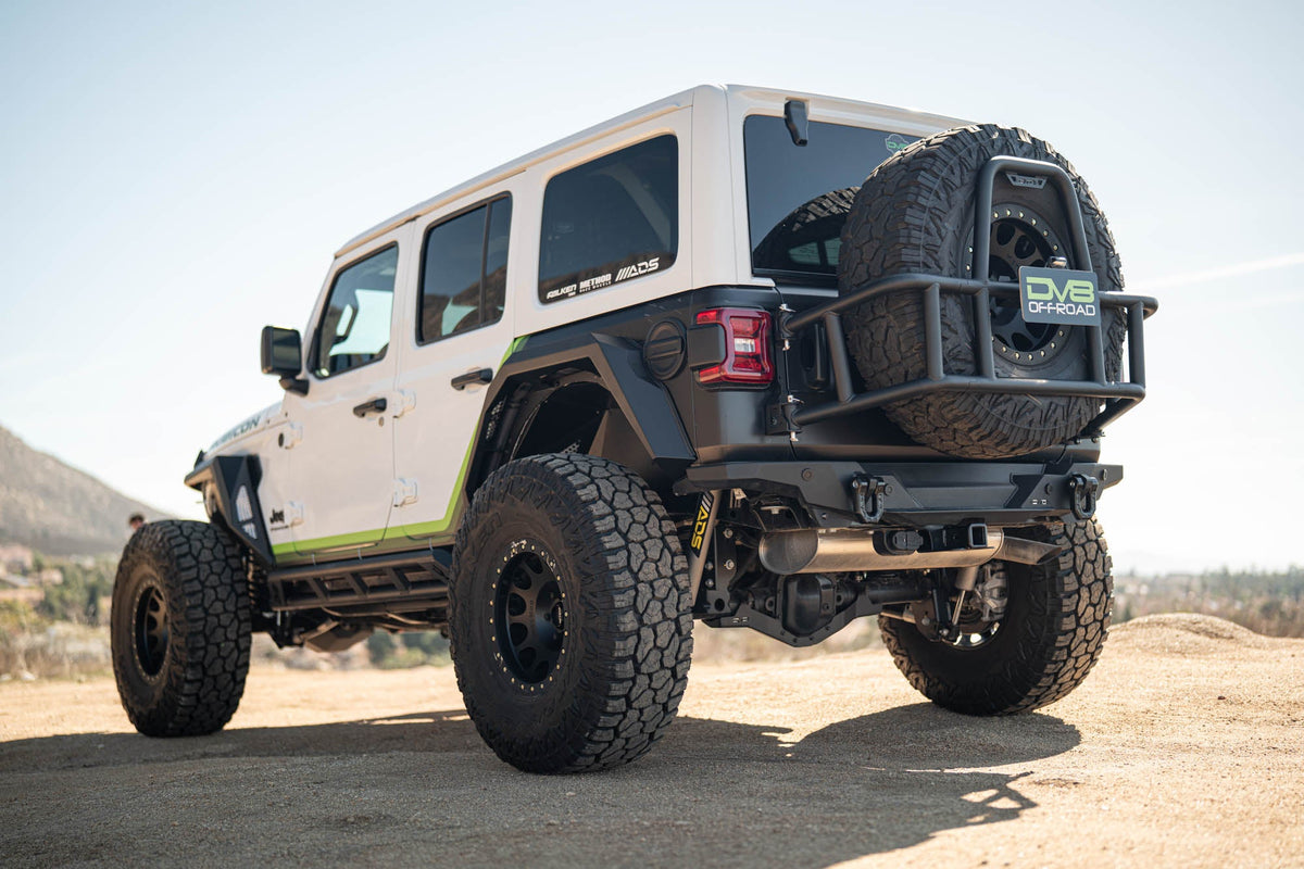 DV8 Offroad - 2018-2026 Jeep Wrangler JL Armor Fender Flares - FDJL-09