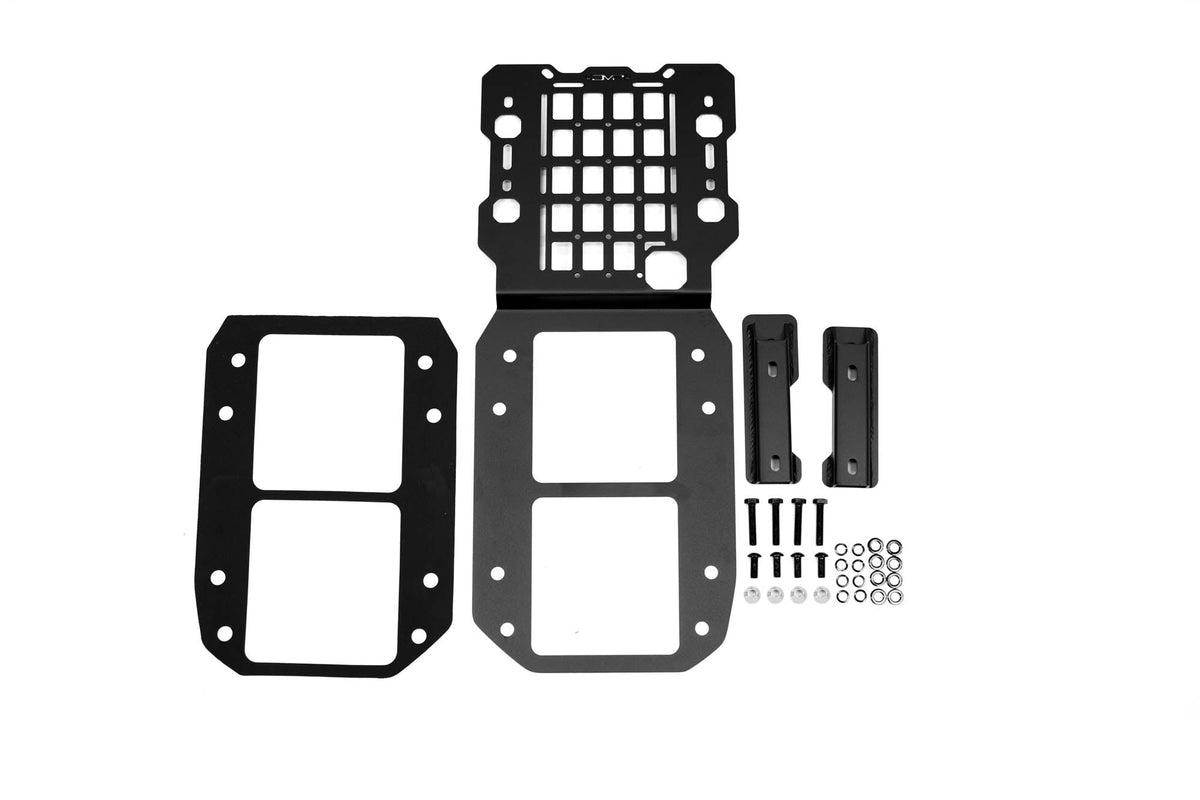DV8 Offroad - 2018-2026 Jeep Wrangler JL Tailgate Reinforcement Molle Panel - TCJL-04