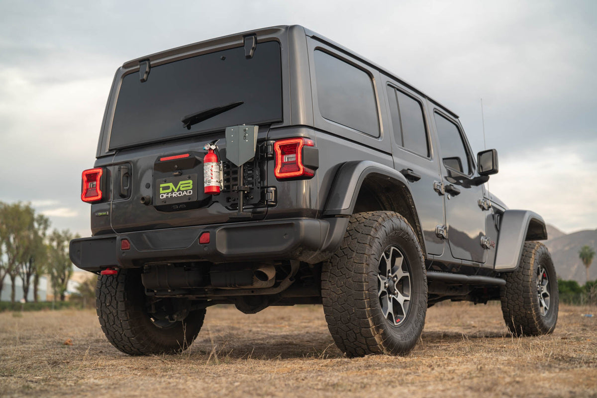 DV8 Offroad - 2018-2026 Jeep Wrangler JL Tailgate Reinforcement Molle Panel - TCJL-04