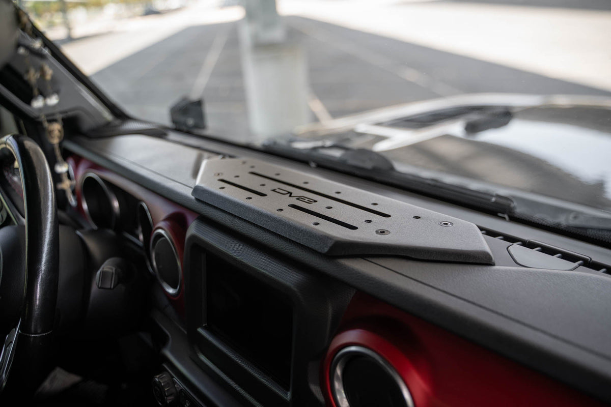 DV8 Offroad - 2018-2023 Jeep Wrangler JL & 2020-2023 Gladiator JT | Device Dash Mount V2 - DMJL-02