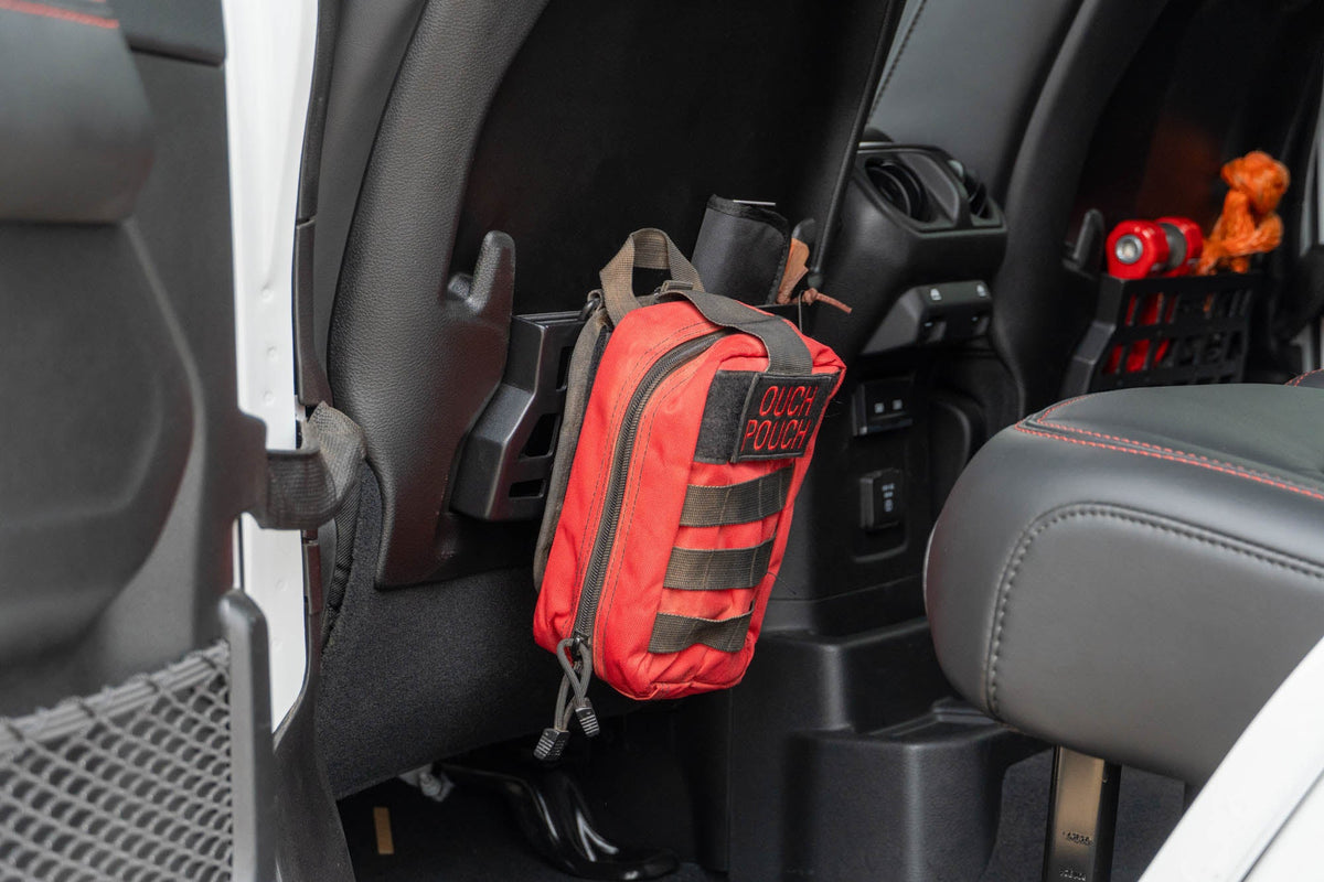 DV8 Offroad - 2018-2026 Jeep Wrangler & Gladiator Rubicon/Mojave | Seat Back Molle Pockets - MPJL-09