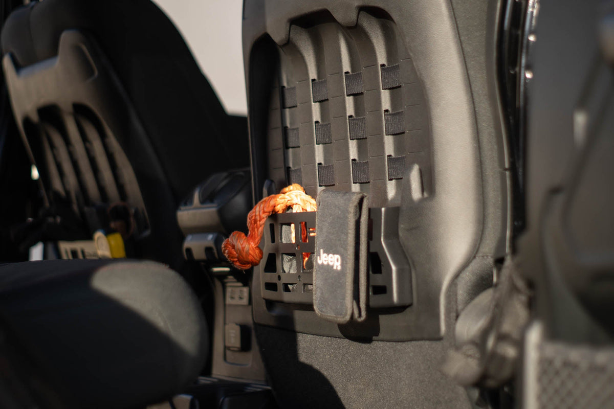 DV8 Offroad - 2018-2026 Jeep Wrangler & Gladiator Rubicon/Mojave | Seat Back Molle Pockets - MPJL-09