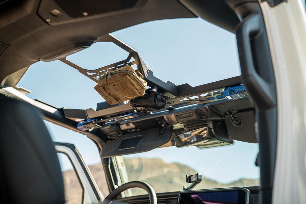 DV8 Offroad - 2018-2026 Jeep Wrangler & Gladiator Overhead Molle Panel - MPJL-04