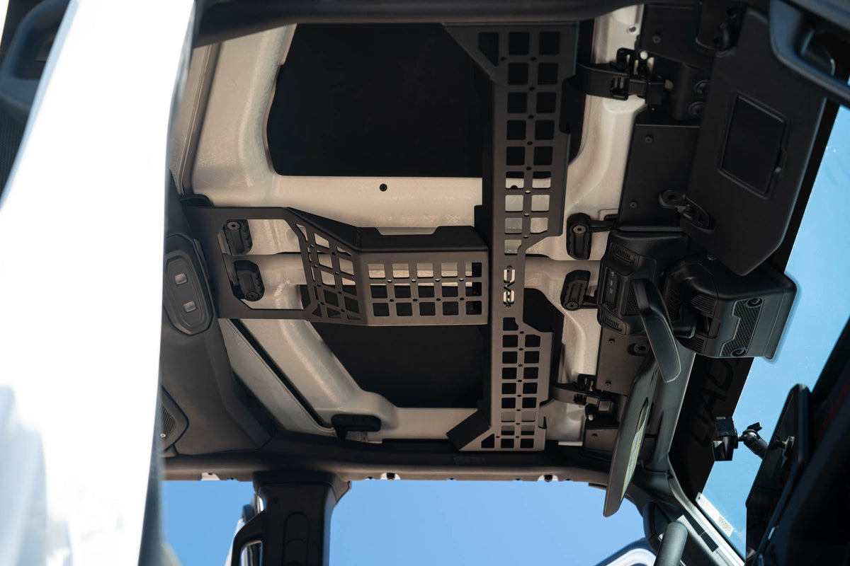 DV8 Offroad - 2018-2026 Jeep Wrangler & Gladiator Overhead Molle Panel - MPJL-04