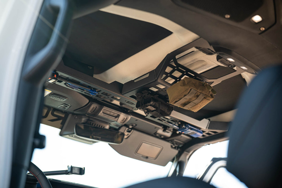 DV8 Offroad - 2018-2026 Jeep Wrangler & Gladiator Overhead Molle Panel - MPJL-04