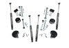 Superlift 18-20 Jeep Wrangler JL 2/4 Door 2.5in Spacer Lift Kit w/ Superlift Shadow Shocks - K187 - front view