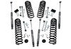Superlift 18-20 Jeep Wrangler JL Unlimited 2.5in Dual Rate Coil Lift Kit w/ Superlift Shadow Shocks - K190 - front view