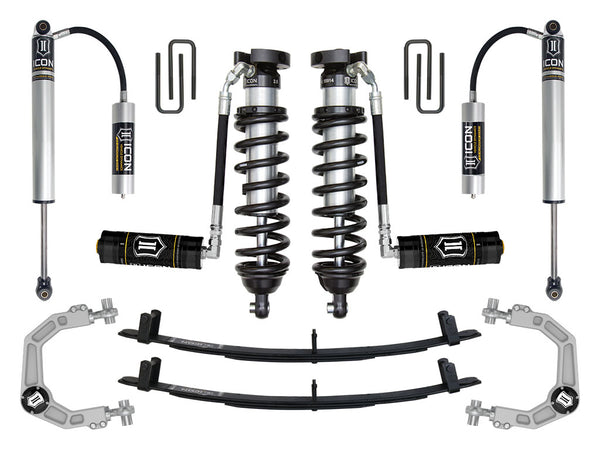 ICON 95.5-04 Toyota Tacoma 0-3in. Stage 4 Suspension System W/ Billet Upper Control Arms - K53014B