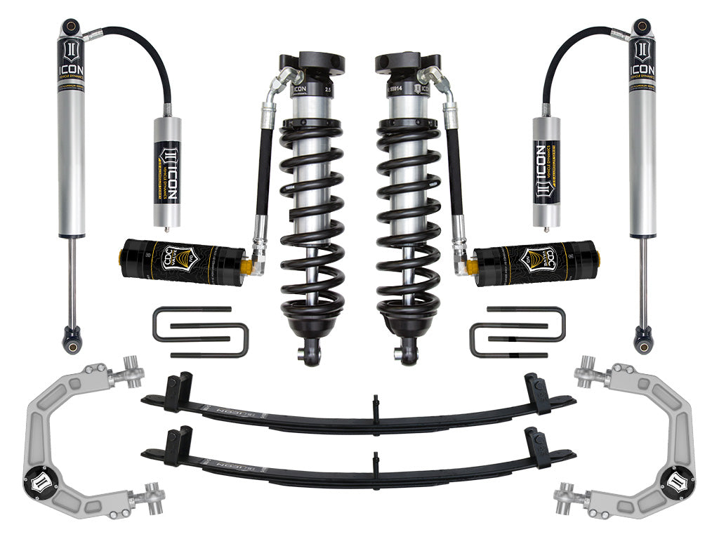 ICON 95.5-04 Toyota Tacoma 0-3in. Stage 5 Suspension System W/ Billet Upper Control Arms - K53015B
