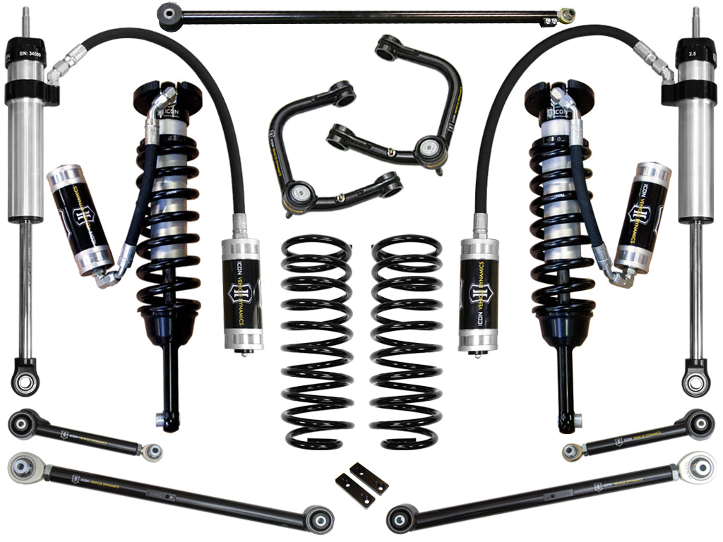ICON 2007+ Toyota FJ / 2003+ Toyota 4Runner 0-3.5" Stage 6 Suspension System w/ Tubular UCA - K53186T