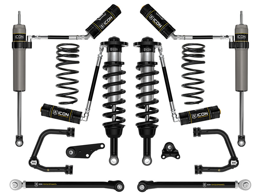 ICON 2024+ Toyota Tacoma 1.25in-3in Stage 7 Suspension System Tubular w/ Triple Rate Spring - K53297TS