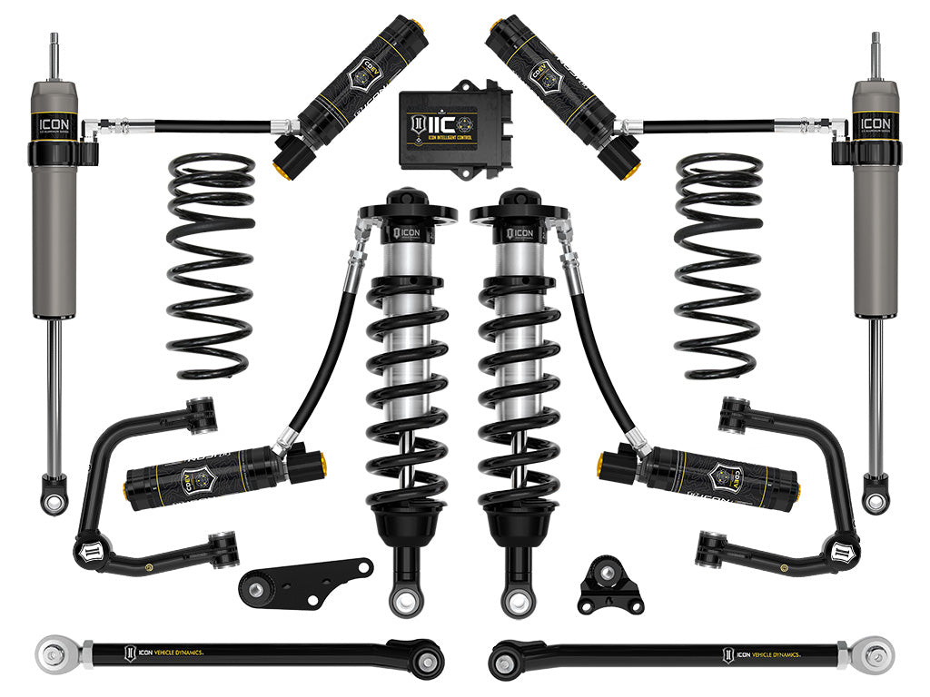 ICON 2024+ Toyota Tacoma 1.25in-3in Stage 10 Suspension System Tubular w/ Triple Rate Spring - K53300TS