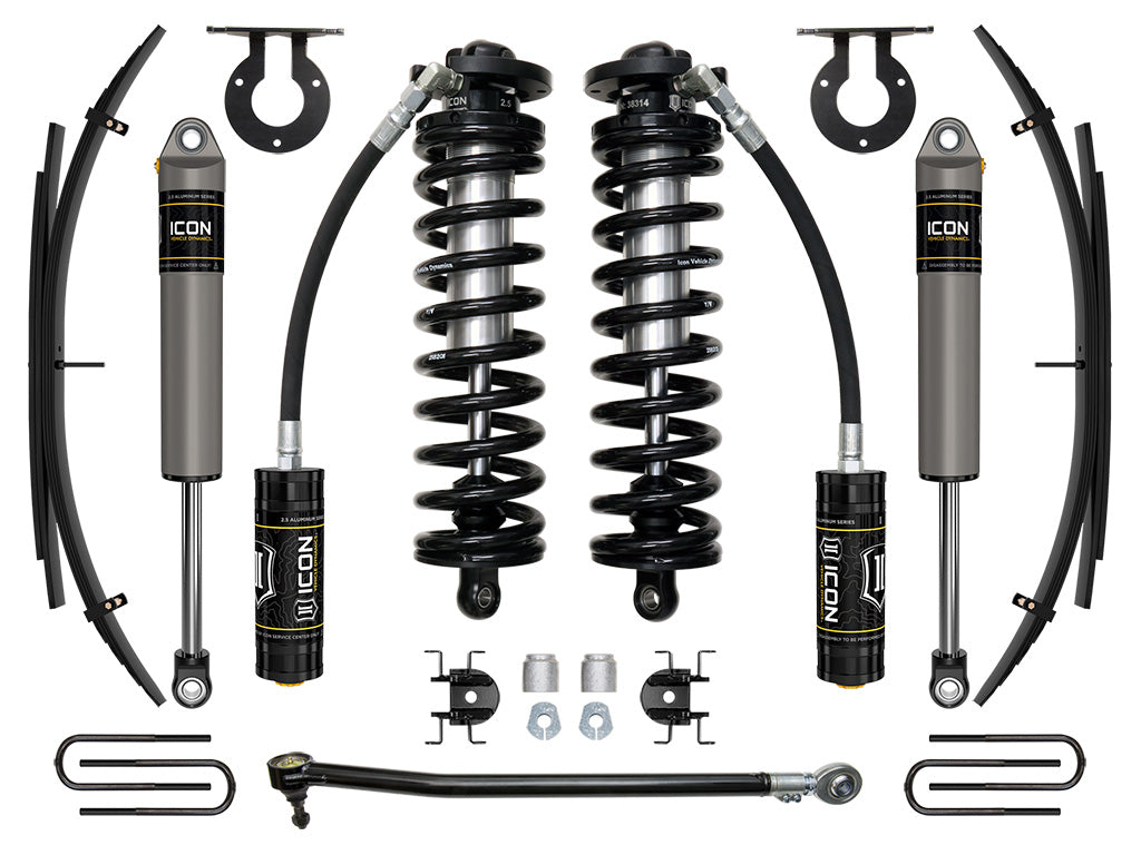 ICON 17-23 Ford F-250/F-350 2.5-3in Stage 2 Coilover Conversion System w/ Expansion Pack - K63142L