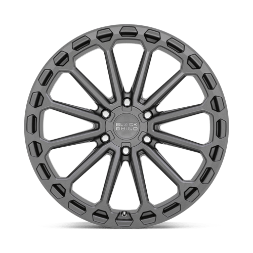 Black Rhino Hard Alloys Kaizen 17X9.5 6X139.7 -12MM Matte Gunmetal