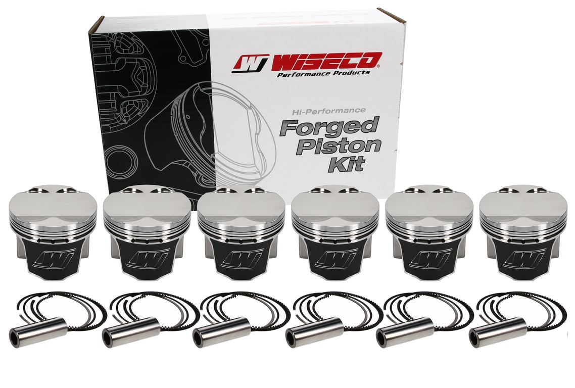 Wiseco BMW M50B25 2.5L Engine 11:1 CR 85MM Bore Custom Pistons (Set of 6) - KE114M85