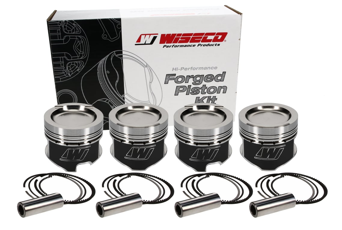 Wiseco Volvo B230A 97.00 mm Bore 46.38 mm CH -14.00 CC Piston Set - KE208M97