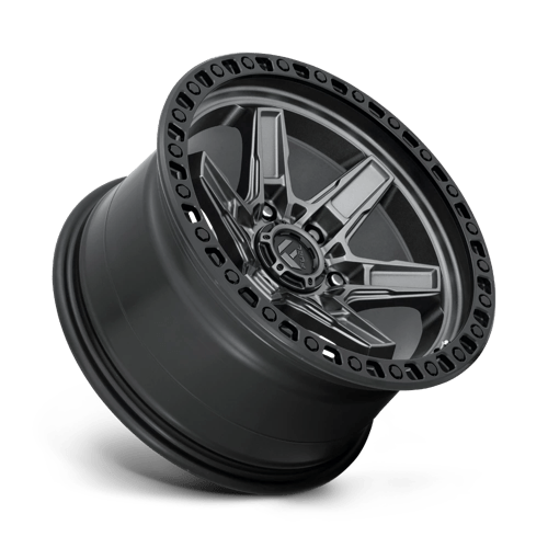 Fuel Off-Road D698 17X9 Matte Gunmetal Black Bead Ring 6x114.3 +1mm