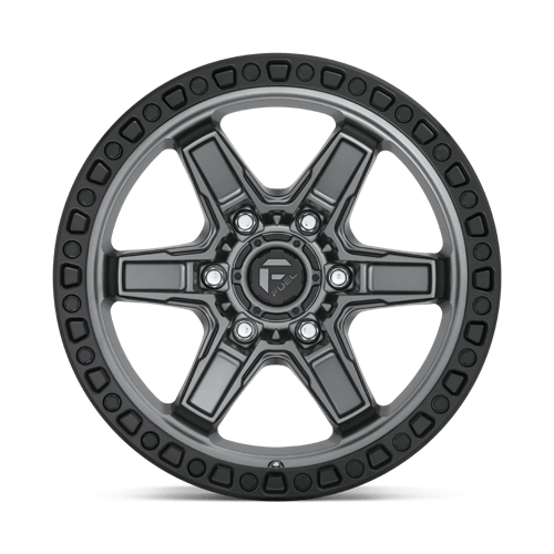 Fuel Off-Road D698 17X9 Matte Gunmetal Black Bead Ring 6x114.3 +1mm