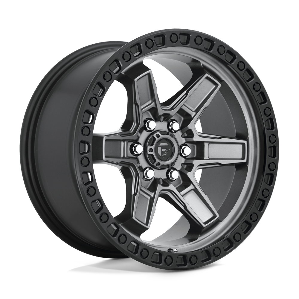 Fuel Off-Road D698 17X9 Matte Gunmetal Black Bead Ring 6x114.3 +12mm