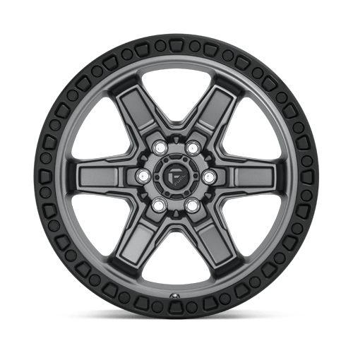Fuel Off-Road D698 17X9 Matte Gunmetal Black Bead Ring 6x114.3 +12mm