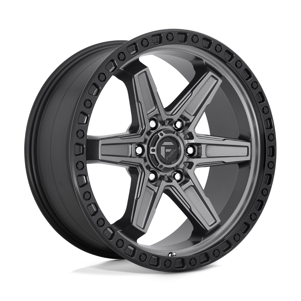 Fuel Off-Road D698 20X9 Matte Gunmetal Black Bead Ring 6x114.3 +20mm