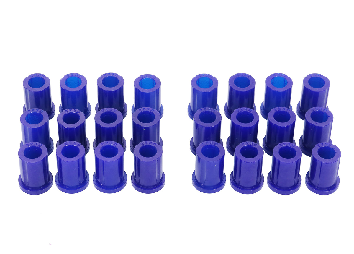 SuperPro - Front and Rear Leaf Spring Bushing Kit - KIT021K