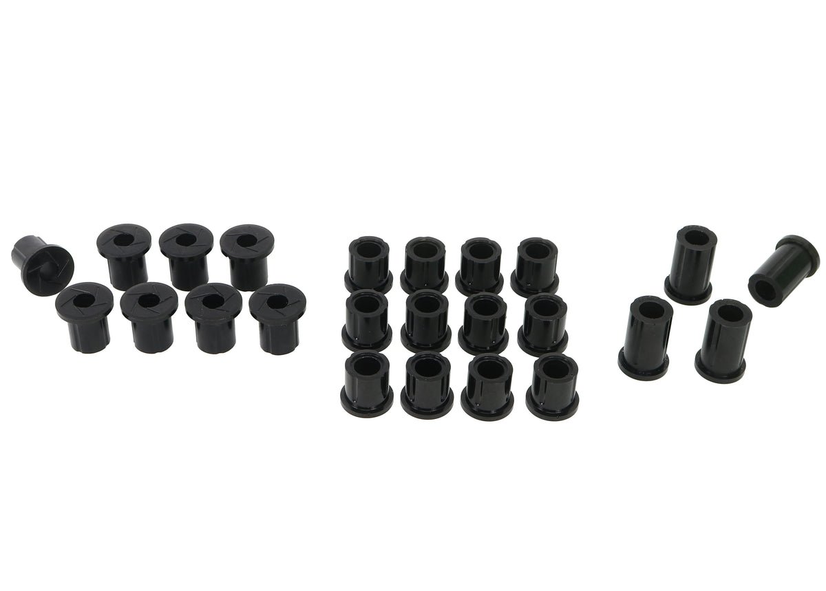SuperPro - Front and Rear Leaf Spring Bushing Kit - KIT038HK