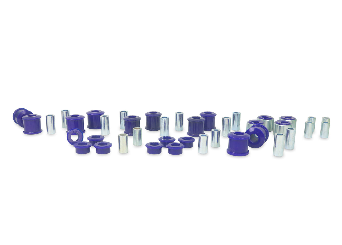 SuperPro - Front and Rear Radius Arms & Panhard Rods Bushing Kit - Moderate Lift Caster Correction - KIT058ADJK
