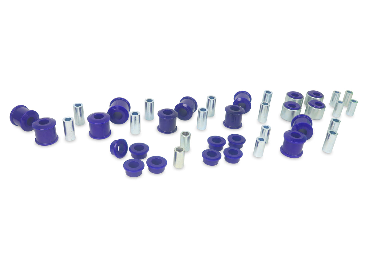 SuperPro - Front and Rear Radius Arms & Panhard Rods Bushing Kit - Moderate Lift Caster Correction - KIT058ADJK