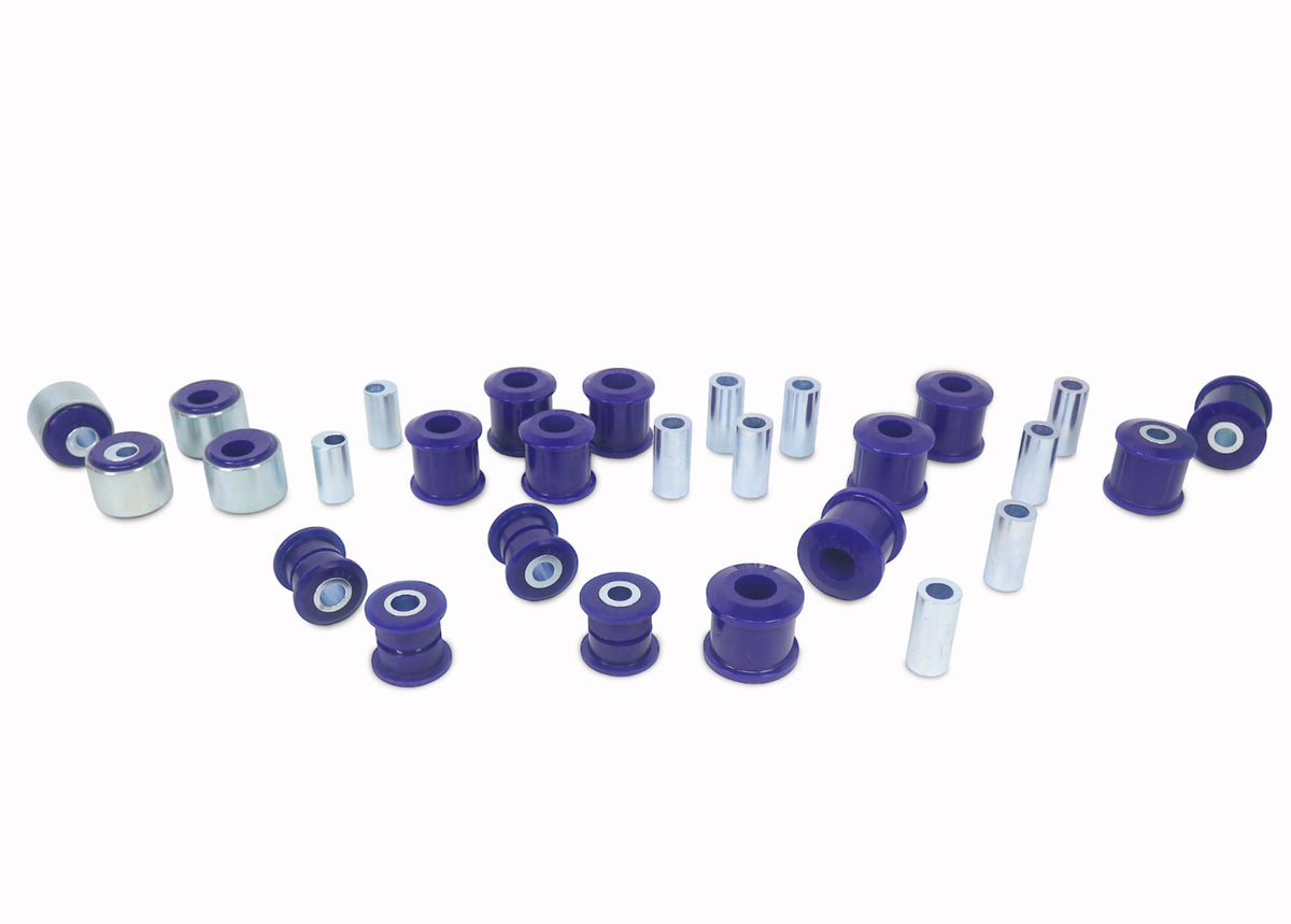 SuperPro - Front and Rear Radius Arms & Panhard Rods Bushing Kit - Maximum Lift Caster Correction - KIT058ADJXK