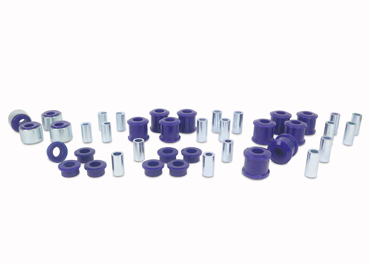 SuperPro - Front and Rear Radius Arms & Panhard Rods Bushing Kit - Maximum Lift Caster Correction - KIT058ADJXK