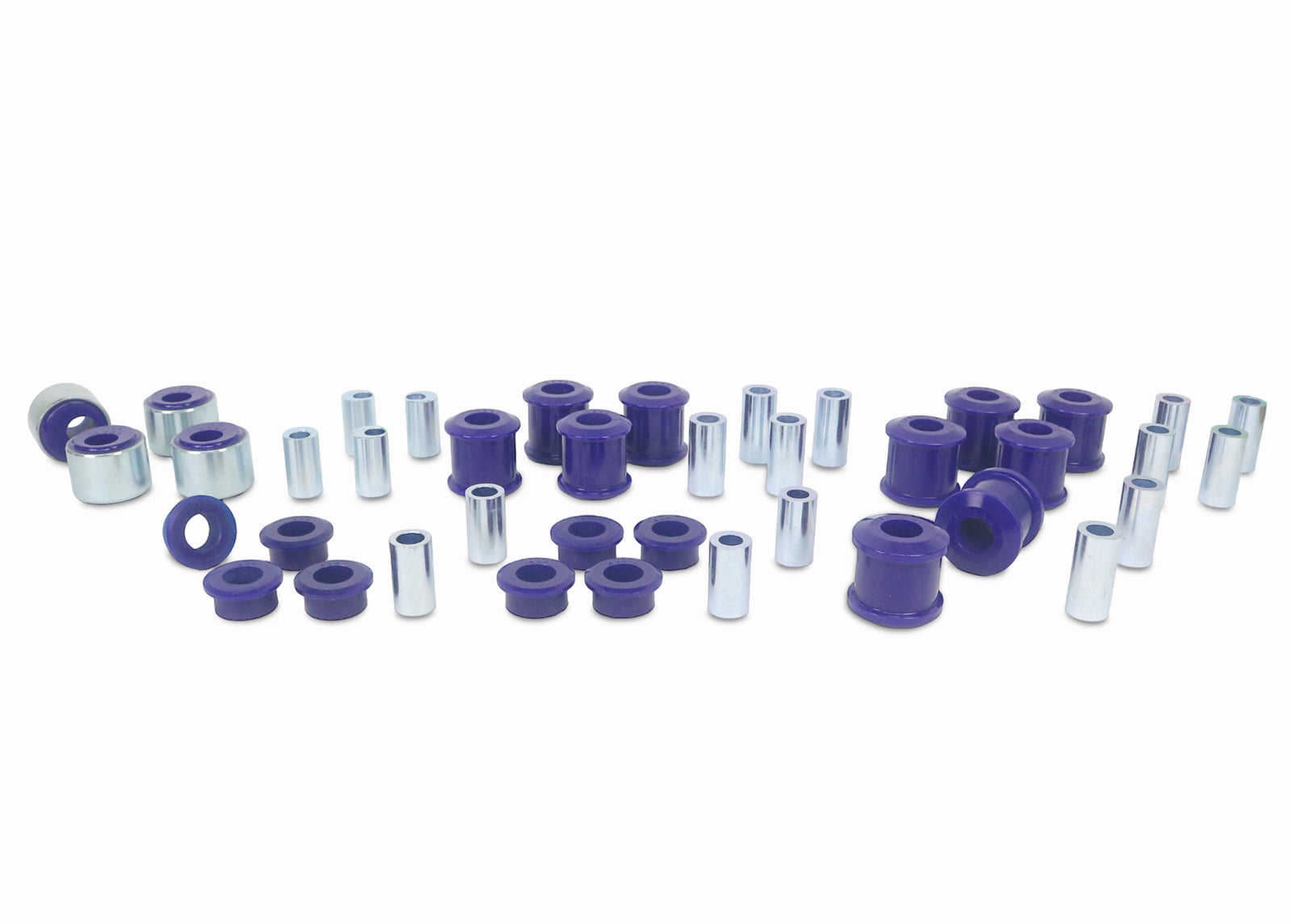 SuperPro - Front and Rear Radius Arms & Panhard Rods Bushing Kit - Maximum Lift Caster Correction - KIT058ADJXK