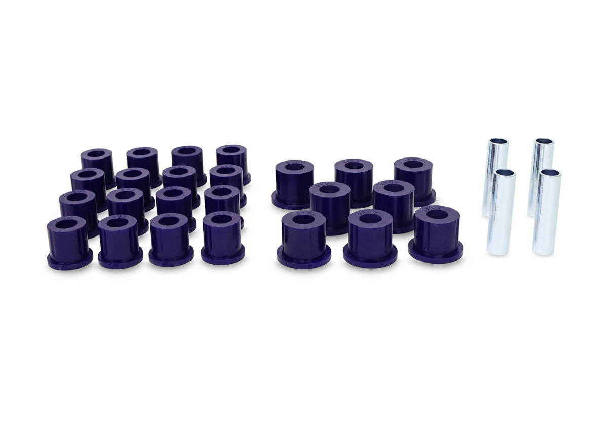 SuperPro - Front and Rear Leaf Spring Bushing Kit - KIT108K