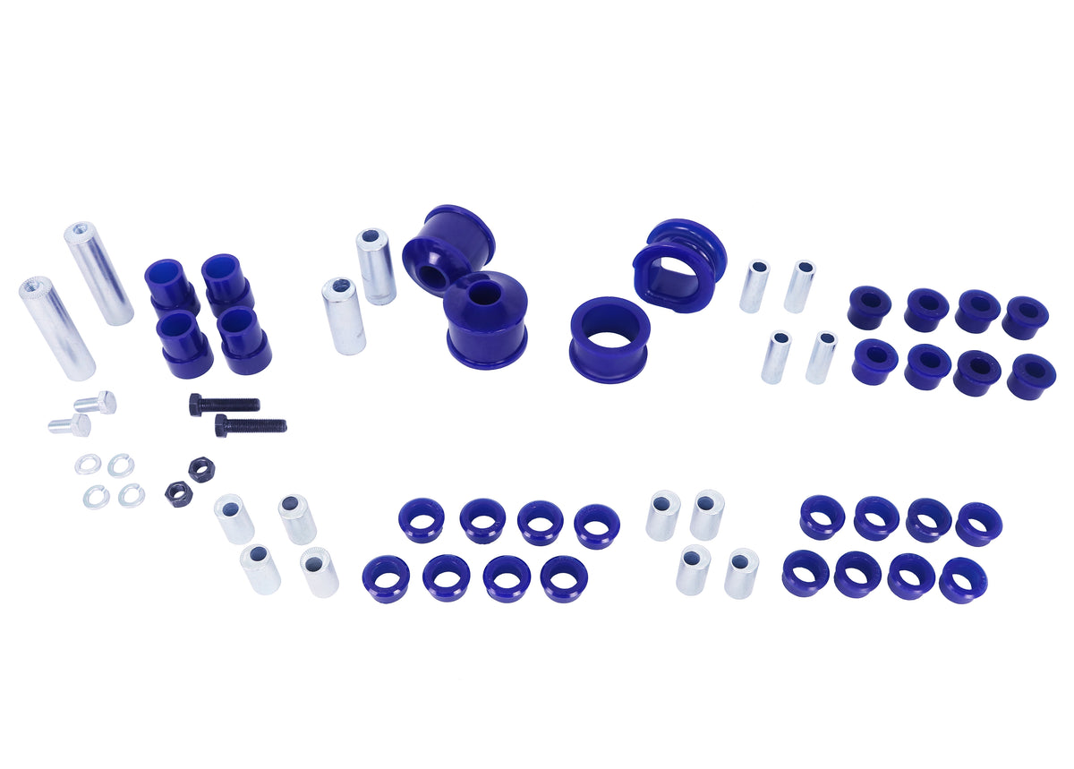 SuperPro - Front and Rear Complete Alignment & Enhancement Bushing Kit For R34 GT-T - KIT126K