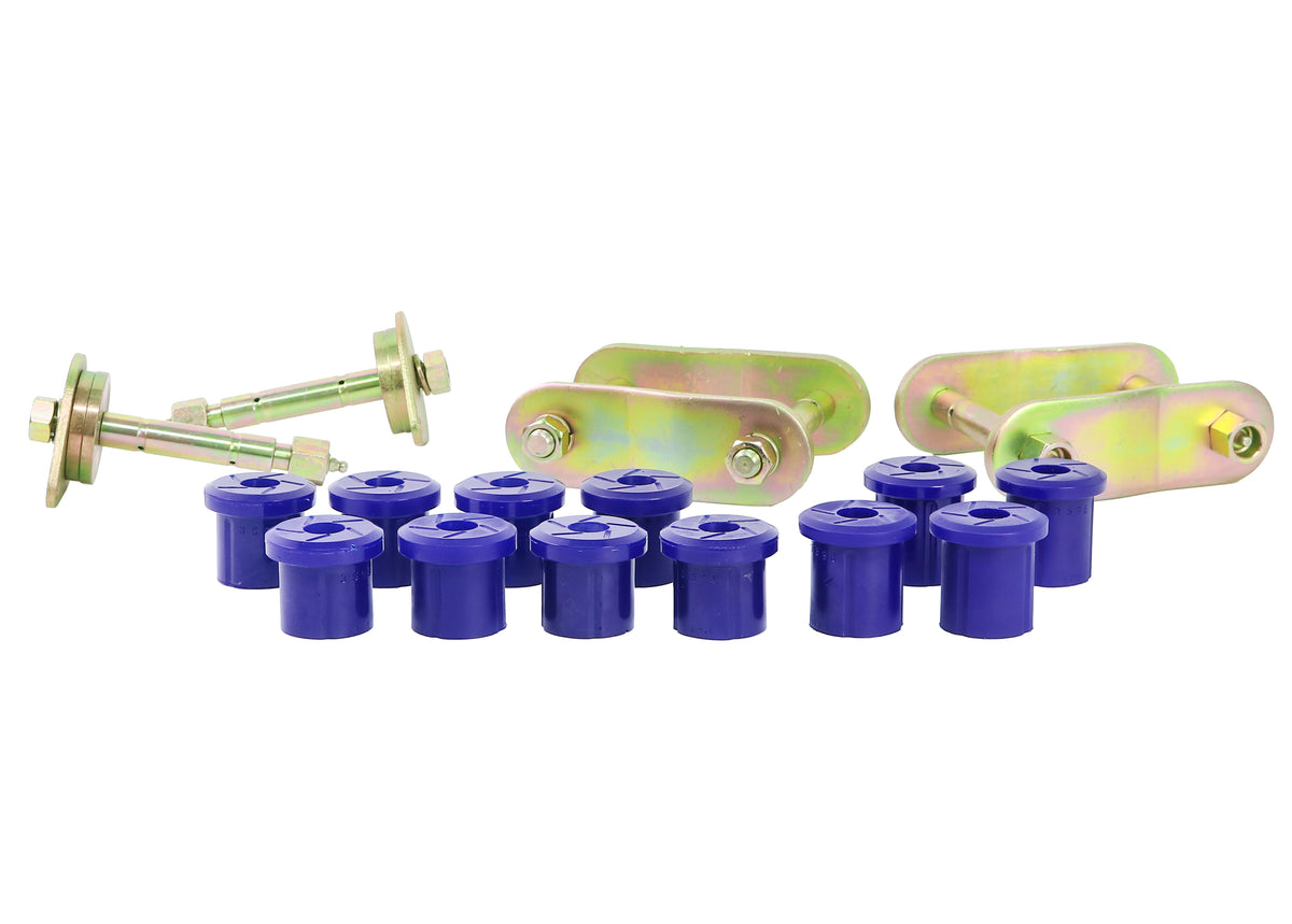 SuperPro - Rear Greaseable Shackle and Bushing Kit - KIT193SK