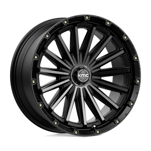 KMC Km102 Signal 20X9 6X135/6X139.7/6X139 +0MM Satin Black W/ Gray Tint