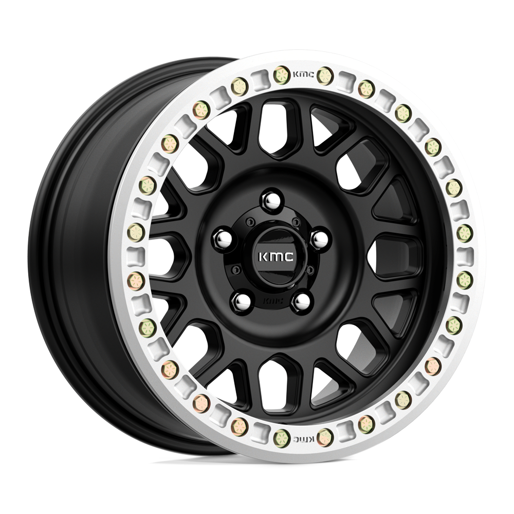 KMC Km234 Grenade Desert Beadlock 20X9 8X165.1 -12MM Satin Black