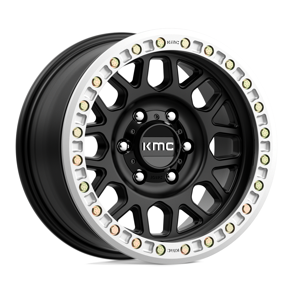 KMC Km234 Grenade Desert Beadlock 17X8.5 6X139.7 +0MM Satin Black